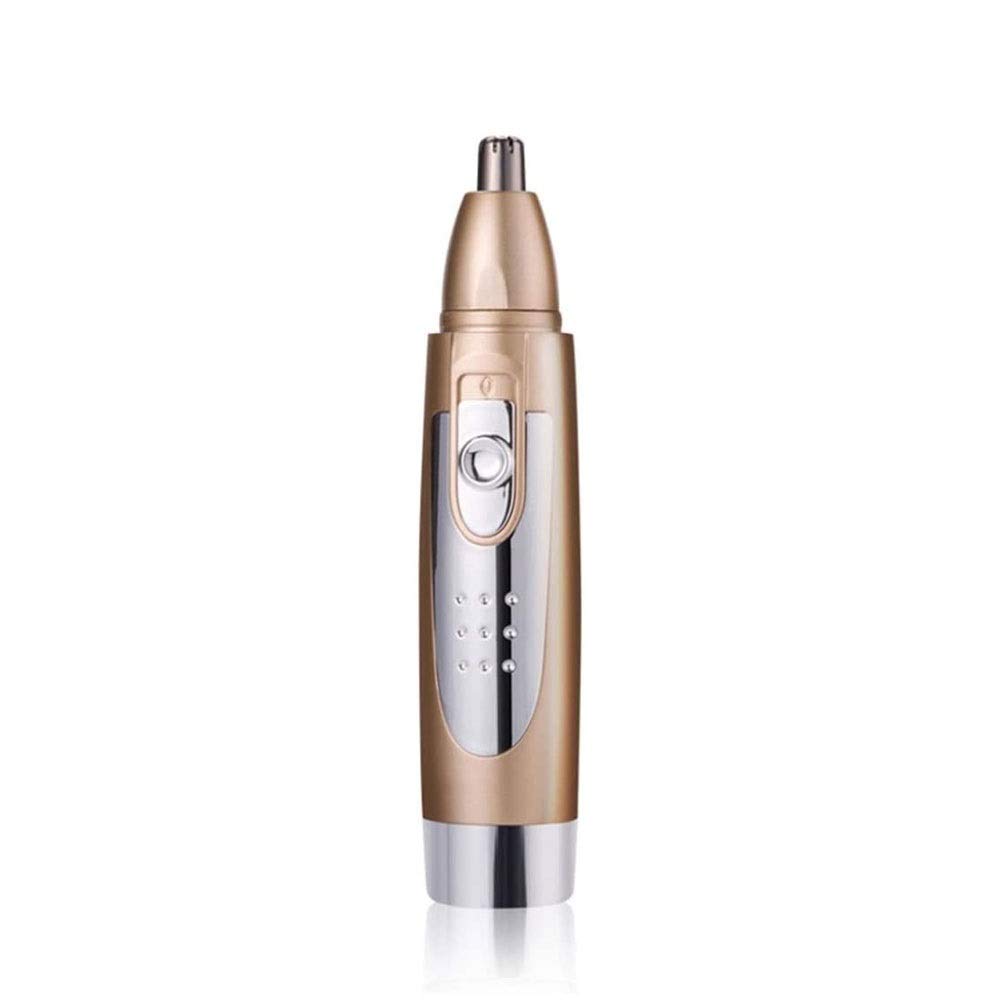 Clipper per capelli per orecchio e naso - sopracciglio indolore e trimmer per capelli facciale per uomini e donne, azionati a batteria, leme a doppio bordo impermeabile IPX7 per una facile pu