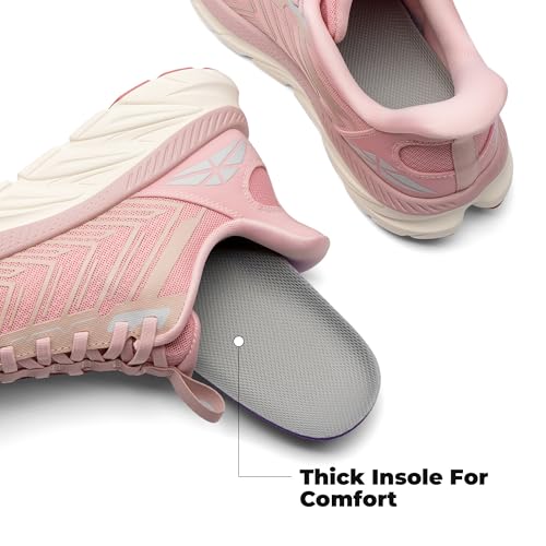 Image of ALLSWIFIT Women's Slip On Walking Shoes Running Comfortable Tennis Breathable Non Slip Athletic Gym Workout Cross Training Fashion Sneakers
