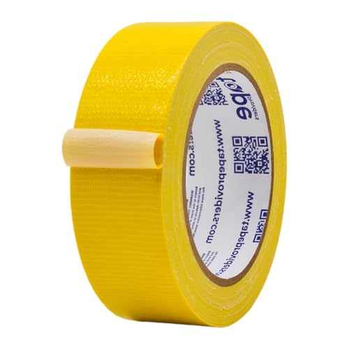 Image of MAT Duct Tape Yellow Industrial Grade, 1.5 inch x 60 ft. Waterproof, UV Resistant for Crafts, Home Improvement, Repairs, & Projects