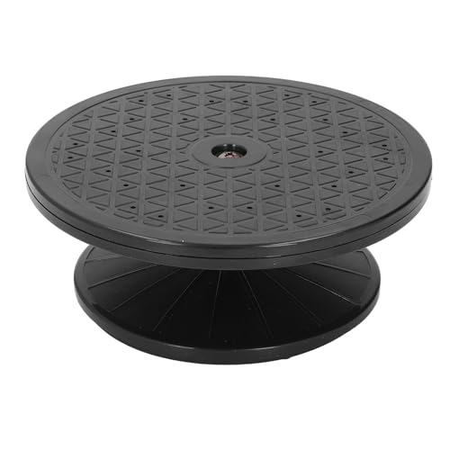 Paint Spraying Turntable ABS Plastic Rotating Work Stand for Painting Sculpting Cake Decorating Craft Projects