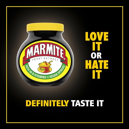 Marmite Classic Yeast Extract vegan breakfast spread rich in B vitamins with no added sugar 500 g