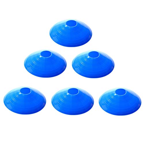 40 peças de cones de disco de futebol Besportble para treinamento de agilidade, futebol, crianças, m