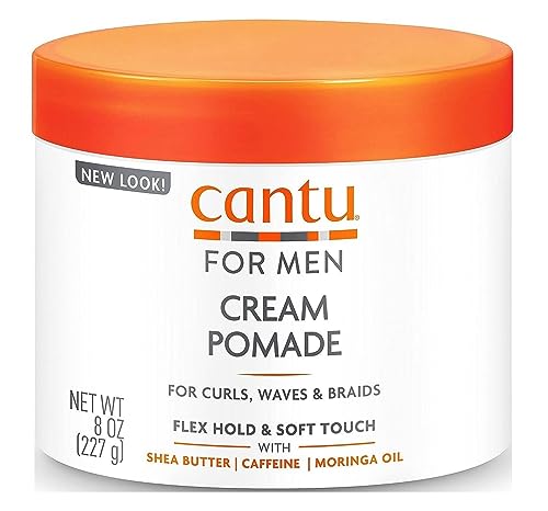 Cantu Mens Cream Pomade 8 Ounce Jar (236ml) (6 Pack)