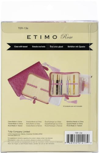 Tulip Etimo Crochet Hook Case W/Tassel, Rose – Empty