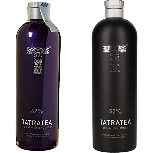Tatratea Liqueur de Thé Fruit des Bois 70cl & Liqueur de Thé Original 70cl
