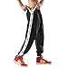 PMDKLSPQ Fitness Sweathose mit Taschen Herren Trainingshose mit seitlicher Knopfleiste zum öffnen Button Up Sporthose Freizeithose Jogginghose Sportswear