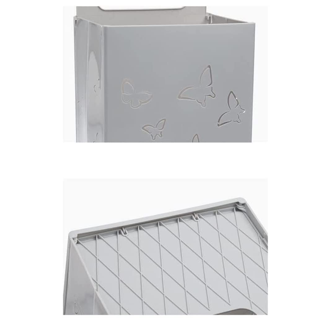 Cesto Bucato Cesto Portaoggetti per Vestiti Sporchi, Portabiancheria Pieghevole, per Lavatrice Sospeso Accessori per Bagno(A)