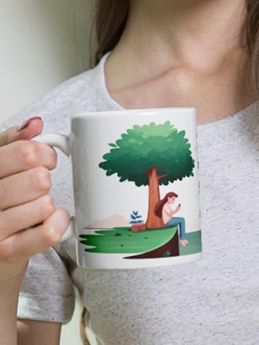 Image of Better Gift Flowers Missing You Mug, Round Shaped Multicolor Themed Coffee Mugs, Mug for Gifting, Gifting Items for Family, Friends & Closed Ones
