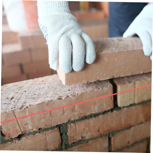 PRETYZOOM 3 rollos de cuerda trenzada de nylon para construcción exterior, cuerda para obra con mango ajustable para proyectos de albañilería miniatura 7