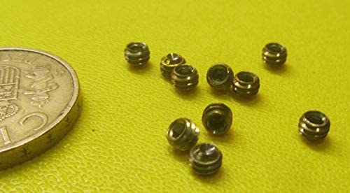 Brass Cup Point Set Screws 8-32 Thread x .125 Length 100 pcs