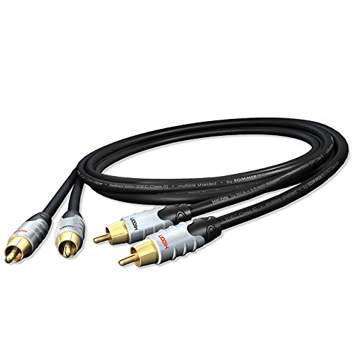 Hicon RCA  Cable RCA, 2 RCA de RCA/RCA  RCA (5 m)