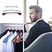 Nature Smile Luxury Wooden Suit Hangers 6 Pack Wood Coat Hangers Jacket Outerwear Shirt Hangers,with Extra-Wide Shoulder, 360 Degree Swivel Hooks & Anti-Slip Bar with Screw(Retro Color)