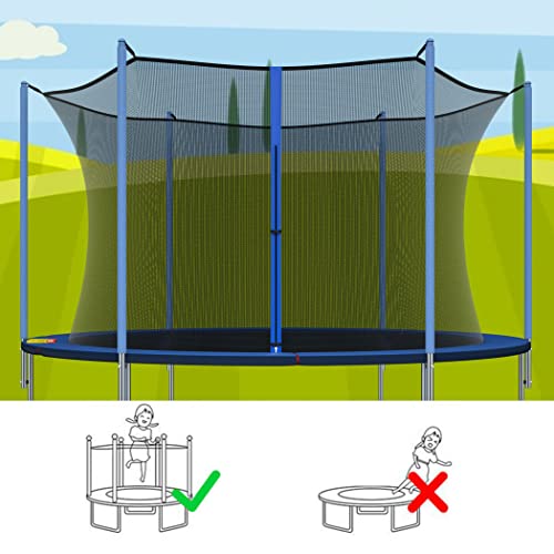 Filet de trampoline résistant aux intempéries pour 8 poteaux droits - 6