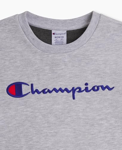 Image of Champion Boys Sweatshirt for Kids Pullover Fleece Crewneck Sweater