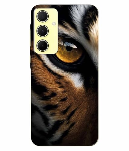 Image of Printed Hard Back Case Cover & Compatible for Samsung Galaxy A35 5G | Samsung A35 5G | Tiger Faces Art (Multicolor) - D1205