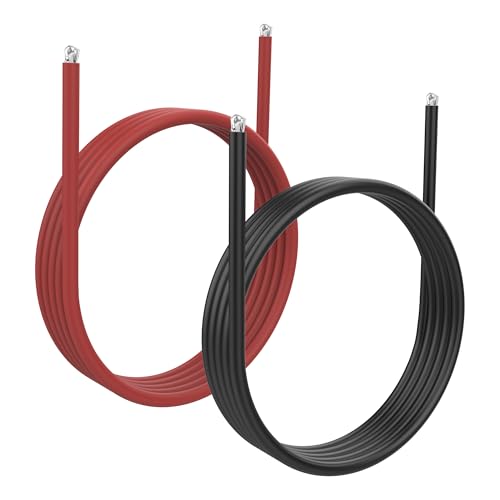 2 Metri Cavo Silicone 10AWG - Filo Alimentazione Batteria RC (1m Rosso E 1m Nero) - Foto 2