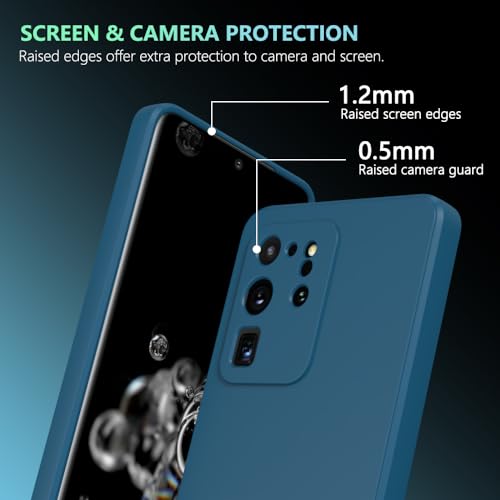Image of for Samsung Galaxy S20 Ultra Case Dark Blue, Scratch Resistant with Soft Touch, Slim Thin Phone Cover for Samsung Galaxy S20 Ultra