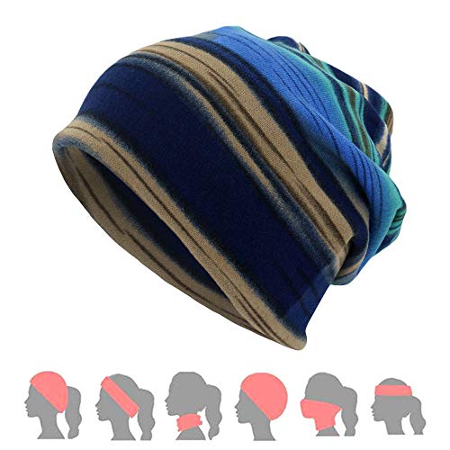 Generisch Gorra 2017 a prueba de viento Casaul Print Stripe Bufanda al aire libre Gorra de béisbol City Cap Rojo, azul, Talla única