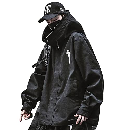 KCLOT Inc Functional Techwear Jacket Japanese Streetwear Zip Up Windbreaker Jacket for Men3