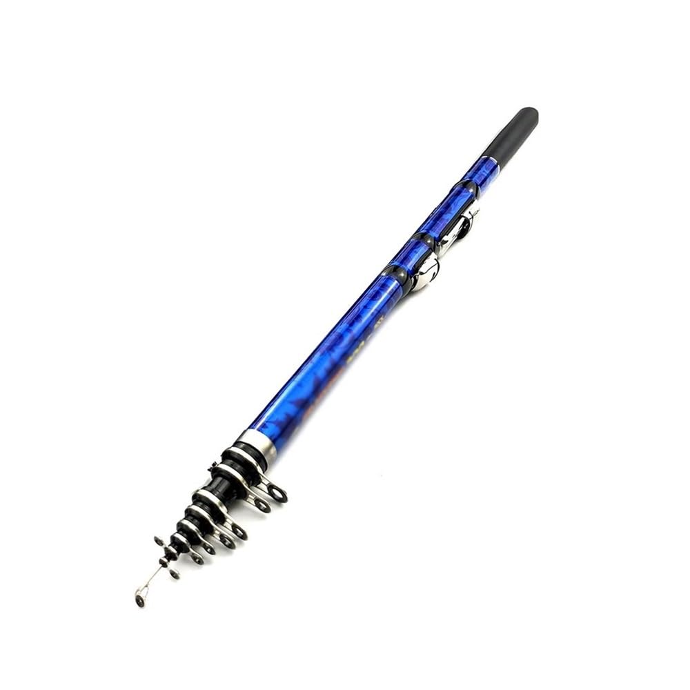 Wędka Przenośna wędka wysokowęglowa Teleskopowa wędka Ultralekka wędka skalna Przenośna wędka(Blue,2.7m)