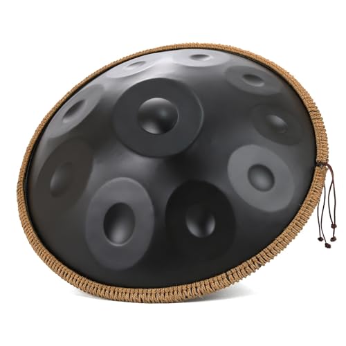 Steel Tongue Drum 10 Notas 56 cm Azul Dorado miniatura 3