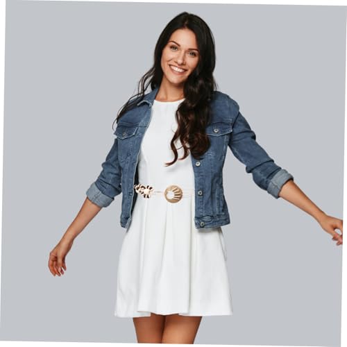 Bohemian Waist Belt with Adjustable Handwoven Wax Rope Shell Beads Chic Accessory for Women and Casual Outfits for Summer and Hawaiian Costumes4