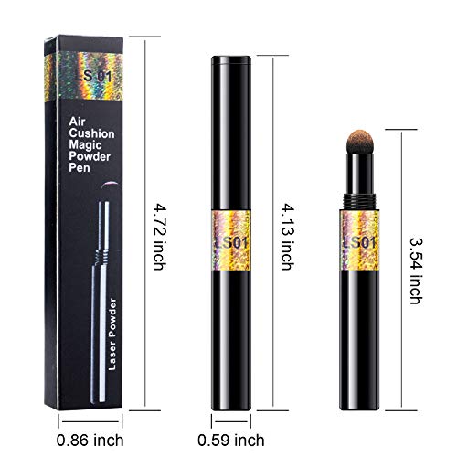 Nagelpuder-Stift, Spiegeleffekt, Pigmente, Maniküre, Kunst-Dekoration, Kissendesign, Nagelpuder-Stift für Frauen und… – Bild 8