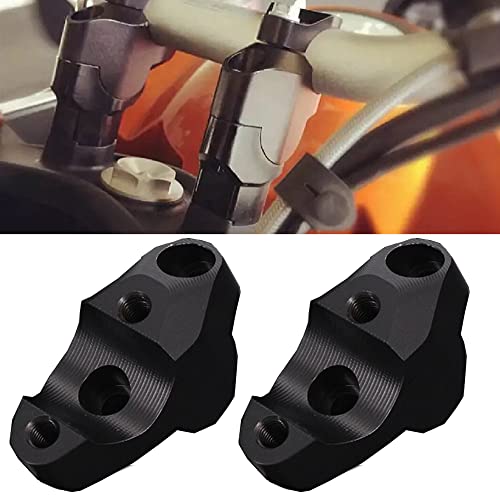 ▷Riser manubrio per moto : questo prodotto può aumentare l'altezza del manubrio di 30 mm e spostarsi all'indietro di 20 mm, il che può renderti più comodo durante la guida senza sentirti stanco