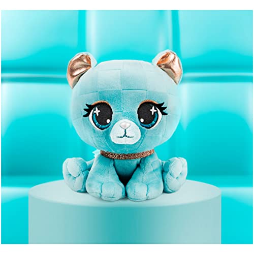 Gund P.lushes Designer Fashion Pets Audrey Park Panther Premium Cat Stuffed Animal Soft Plush With Glitter Sparkle, Blue, 6” #TOP4