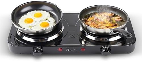 Fogão Cooktop De Mesa Elétrico Fogareiro Portátil Panda Plus 2 Bo...
