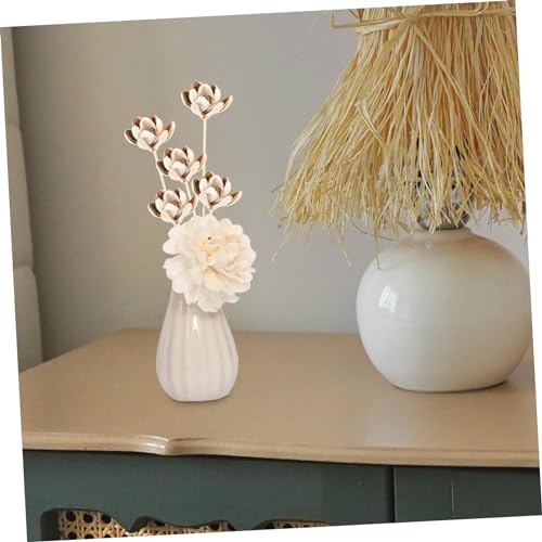 Healifty 5 piezas varillas aromáticas reemplazables con flores miniatura 6