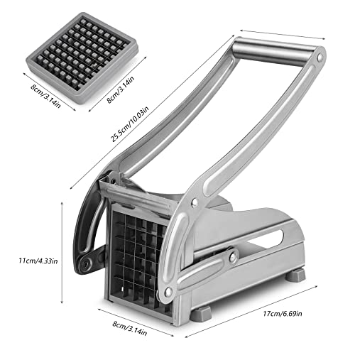 Tigerkinwit Taglia Patatine Fritte Acciaio