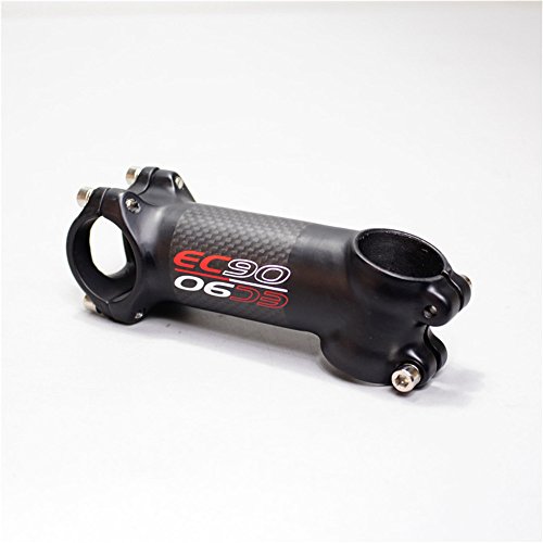 Ec90 Aluminum + Carbon Fiber Riser Road Bike Rod Stem Carbon Fiber Mtb Mountain Bicycle Ultra-Light Stem Carbon Handlebar Stand 28.6-31.8Mm 6/17 Degree (17 Degrees, 100Mm) #TOP2