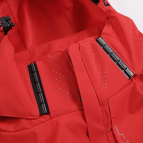 Image of Men's Waterproof Windbreaker with Removable Hood Lightweight Rain Coats for Casual Hiking Cycling