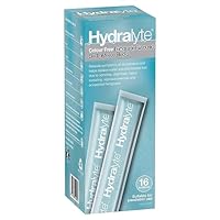 Hydralyte Colour Free Lemonade Flavoured Electrolyte Ice Blocks 16 Packs - Great for Hydration, Sport, Travel & Family Use - Kid-Loved & Parent-Approved