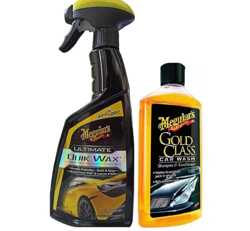 Meguiar's Car Cleaning and Shining Combo (G200916 Ultimate Quik W...
