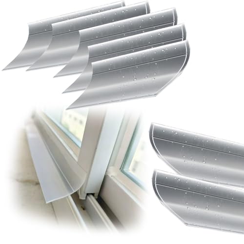Deflector de lluvia transparente para mantener tus ventanas secas en días de tormenta 2