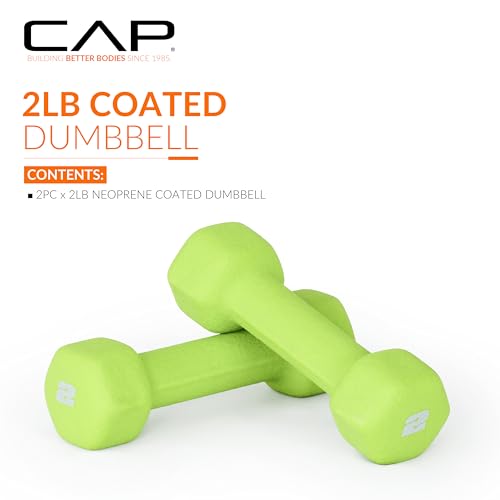Image of CAP Barbell Neoprene Dumbbell Weights Pairs & Sets | Color Series