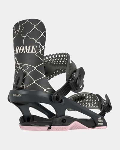 Rome Womens Brass Fullwrap Snowboard Binding - 2024/2025 Black | Small