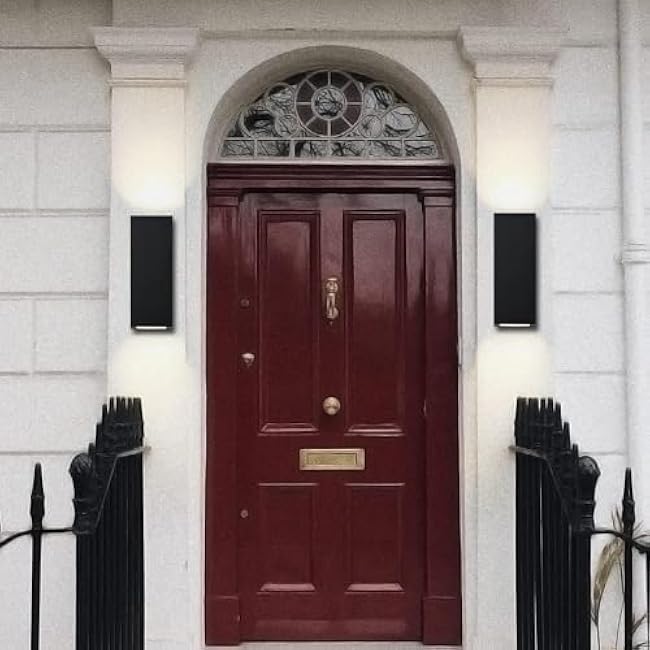 Outdoor Wall Lights Outdoor Wall Sconce Modern 14w Matte Black BD001