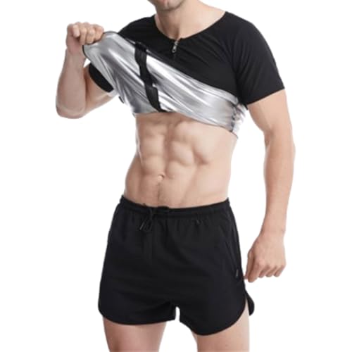 Gilet de compression pour gynécomastie et t-shirt de sauna homme
