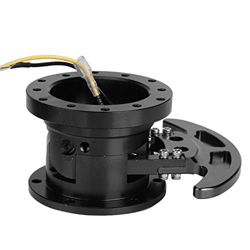Stuurnaafset Roestvrijstalen Quick Release Hub Kit Tilt Flipped Racing stuurwiel verwijderbare adapter(zwart) - Image 3