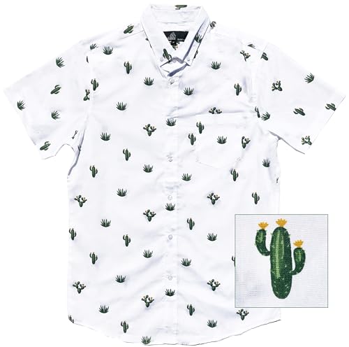 Image of Molokai Surf Button Down Slim Fit Hawaiian Short Sleeve Shirts