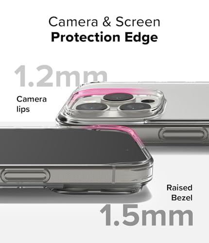 Image of Ringke Fusion Matte Compatible with iPhone 16 Pro Max Case Cover Anti Fingerprint Hard Back Soft Flexible TPU Bumper Scratch Resistant Natural Form iPhone 16 Pro Max Back Cover - Matte Clear
