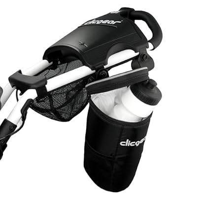 Clicgear Golf Trolley Cooler Tube Insulated Drinks Bag,Black