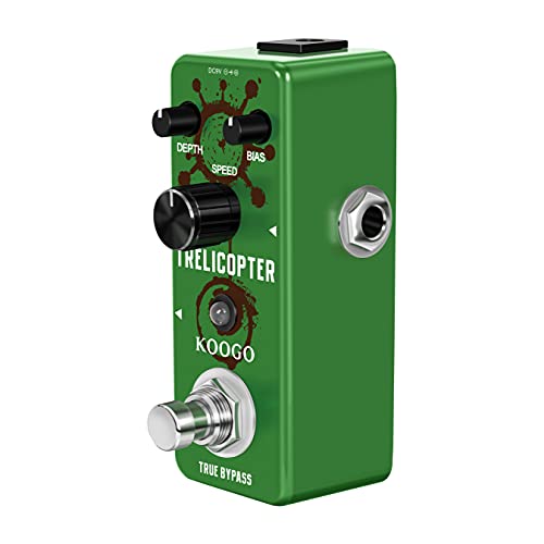 Koogo Guitar Tremolo Effect Pedal Of Classic Trelicopter Effects Pedals For Electric Guitar Effect True Bypass, Lef-327 #TOP3