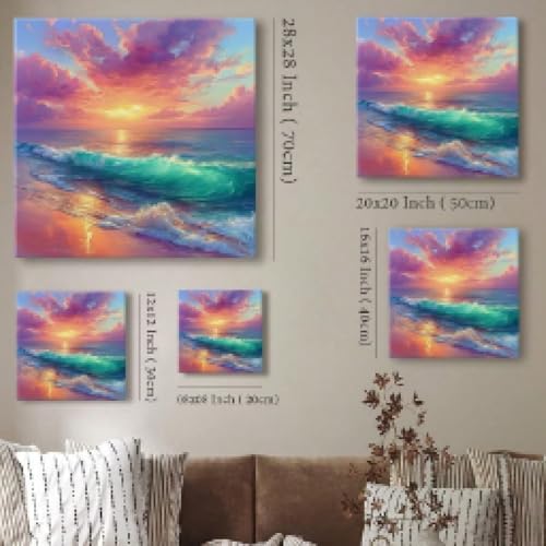 Impression vintage sur toile de qualité pour décoration classique chic