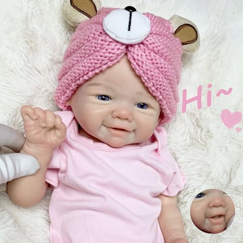 Muñeca Reborn de Silicona Realista 42cm 2.7kg Bebe miniatura 3