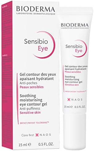 Bioderma - Eye Gel - Sensibio - Moisturizing and Visibly Reduces Fine Lines - Skin Soothing - Eye Gel for Sensitive Skin