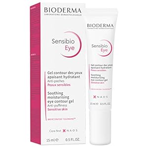 Bioderma – Eye Gel – Sensibio – Moisturizing and Visibly Reduces Fine Lines – Skin Soothing – Eye Gel for Sensitive Skin